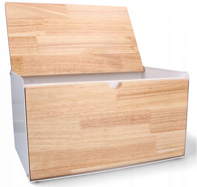 Хлібниця емальована з бамбуковою кришкою 35.5&times;21.5&times;19.5 см Chomik NEL5095 NEL5095 фото