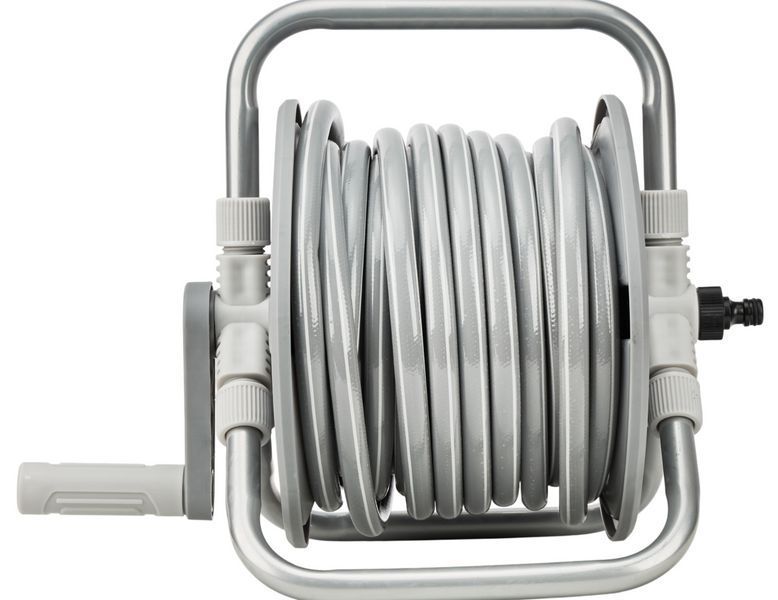 Котушка для шланга Kraft&Dele KD2079 20 м + 2 м &mdash; садова, зі шлангом, для поливу та двору KD2079 фото