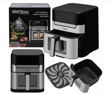 Аерофритюрниця 8 л Kraft&Dele KD4109 10 програм, 2200 Вт KD4109 фото