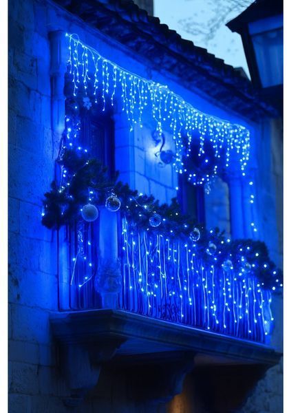 Світлодіодна завіса 300 LED синя LKS-300-N LKS-300-N фото