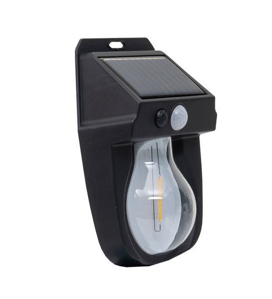 Сонячний настінний світильник GardenLine SOL5646 500Лм із датчиком руху, 50 LED, 12&times;17&times;5.8см Автономний ліхтар на сонячній батареї SOL5646 фото
