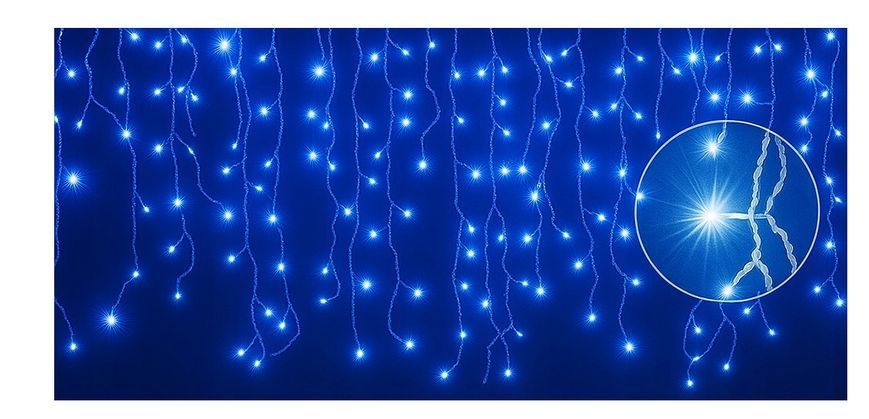 Світлодіодна завіса 300 LED синя LKS-300-N LKS-300-N фото