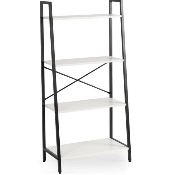 Стелаж для дому/офісу MEBEL ELITE білий з чорним ME.GIA/B/CZ/REG фото