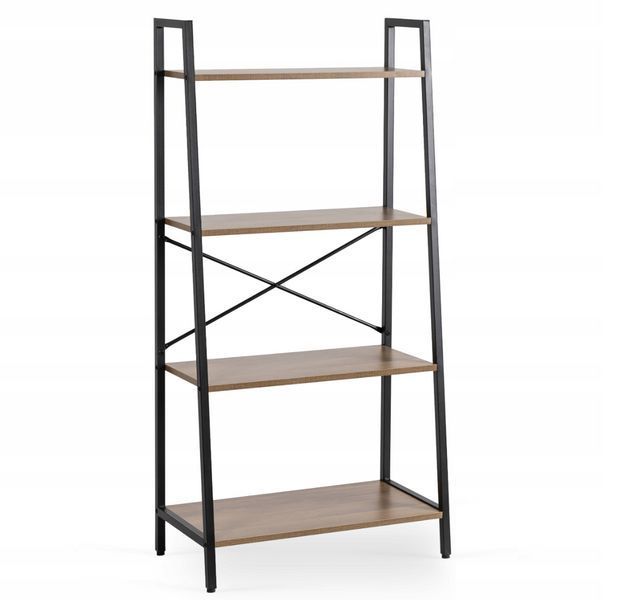 Стелаж для дому/офісу MEBEL ELITE білий з чорним ME.GIA/B/CZ/REG фото