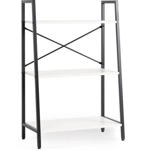 Стелаж лофт 97х64х31 см MEBEL ELITE VIOR, дуб/чорний ME.VIOR/B/CZ/REG фото