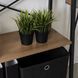 Стелаж лофт 97х64х31 см MEBEL ELITE VIOR, дуб/чорний ME.VIOR/B/CZ/REG фото 6