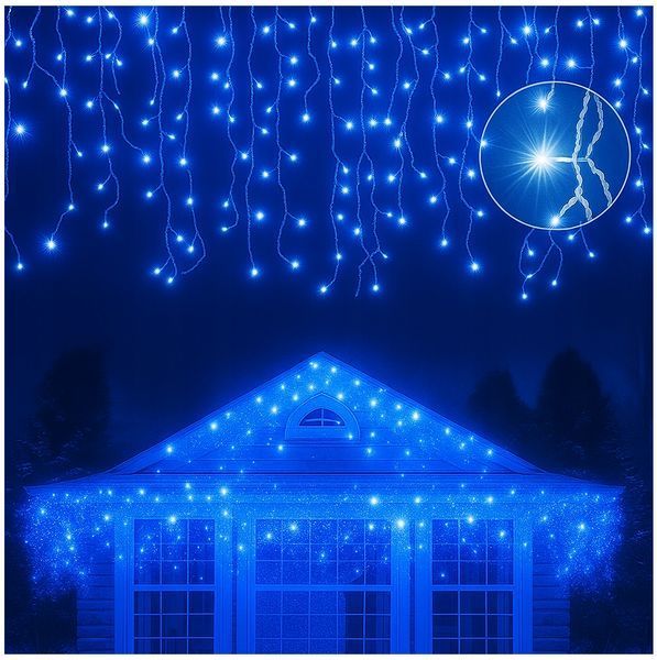 Світлодіодна завіса 1000 LED синя LKS-1000-CB LKS-1000-CB фото