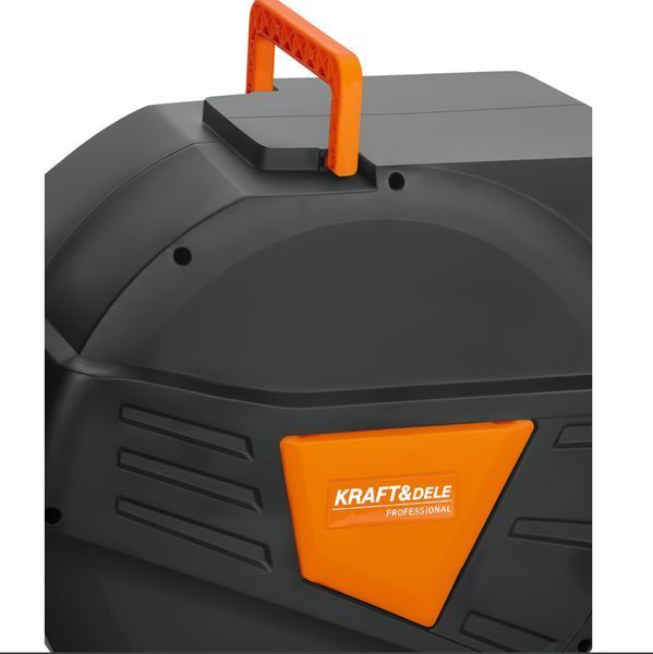 Висувний пневматичний шланг Kraft&Dele KD2159 20+2 м, 1/4", автоматична котушка для компресора та пневмоінструменту KD2159 фото