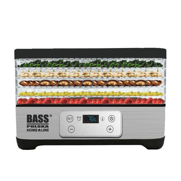 Сушарка для овочів та фруктів 300 Вт, з регульованими лотками Bass Polska BH 10603 10603 фото