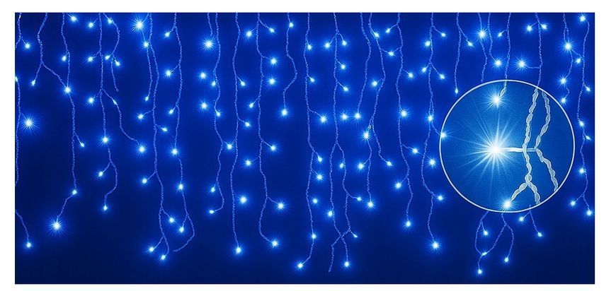 Світлодіодна завіса 1000 LED синя LKS-1000-CB LKS-1000-CB фото