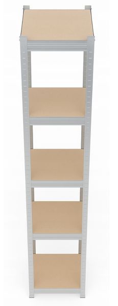 Металевий стелаж EXPAND RM06 5 полиць 180&times;40&times;40 см &ndash; вантажність 875 кг, для комори, гаража та підвалу RM06 фото