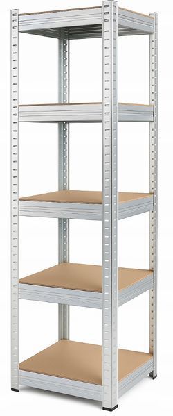 Металевий стелаж EXPAND RM06 5 полиць 180&times;40&times;40 см &ndash; вантажність 875 кг, для комори, гаража та підвалу RM06 фото