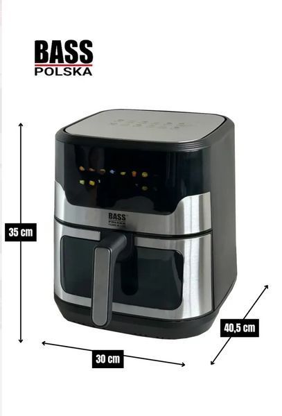 Аерофритюрниця 9-літрова аерофритюрниця з оглядовим віконцем Bass Polska BH 10880 BH10880 фото