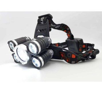 Налобний світлодіодний ліхтар на 5 LED ламп Bass Polska 5875 5875 фото
