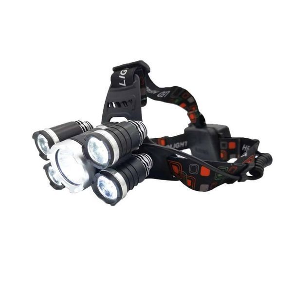 Налобний світлодіодний ліхтар на 5 LED ламп Bass Polska 5875 5875 фото