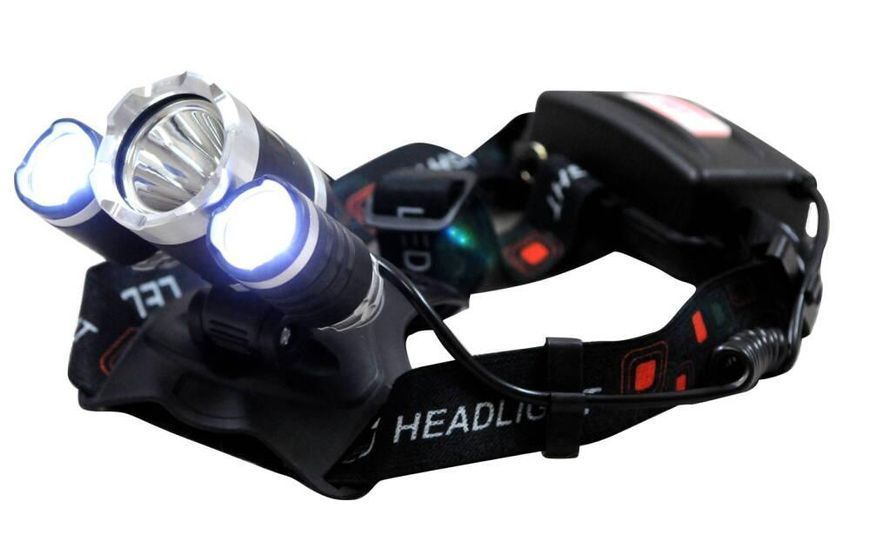 Налобний світлодіодний ліхтар на 3 LED лампи Bass Polska 3916 3916 фото