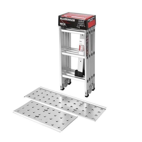Драбина алюмінієва 4x3 трансформер Kraft&Dele KD4070 KD4070 фото