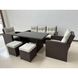 Набір садових меблів з ротангу GardenLine ABI8805 MARINNE III коричневий ABI8805 фото 2